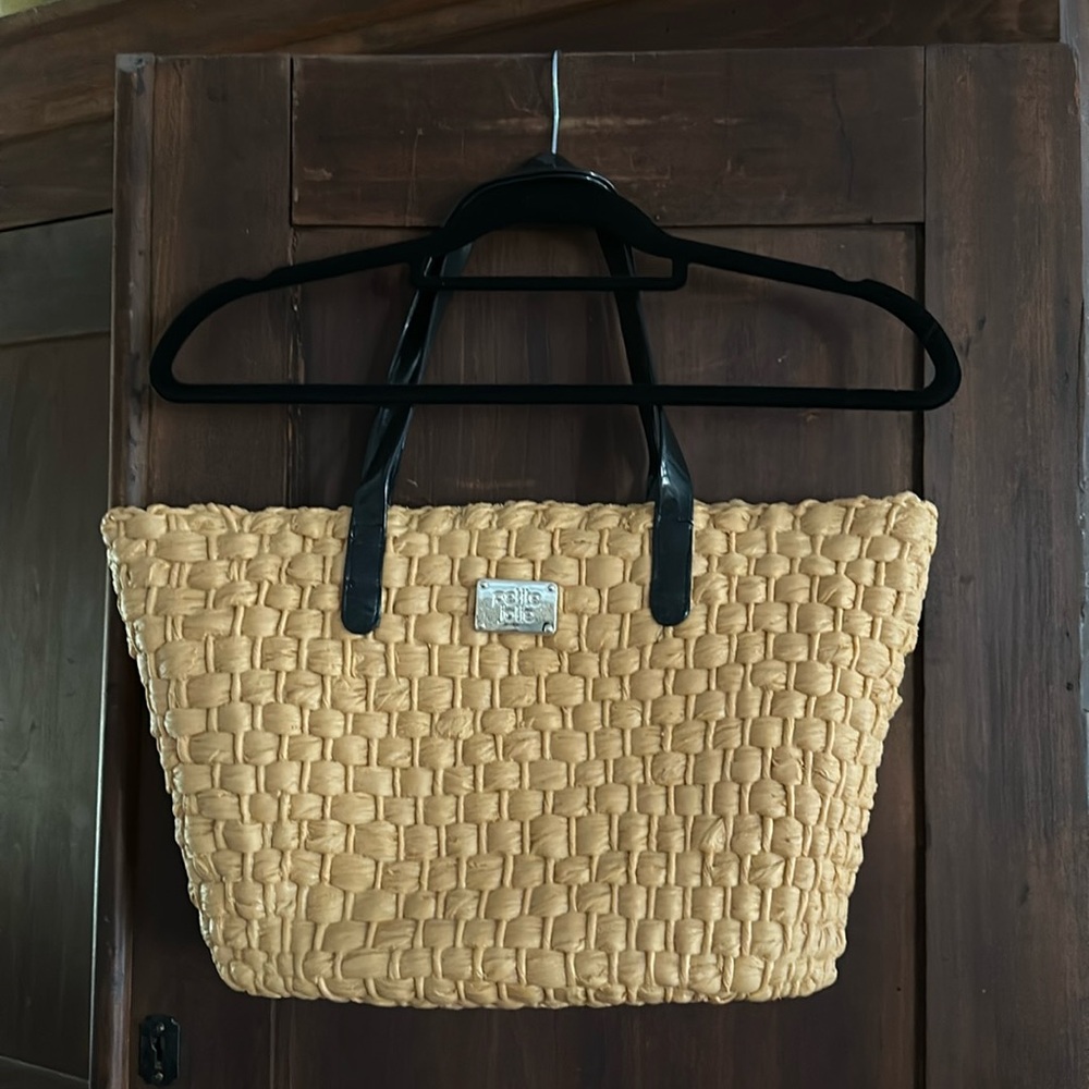 Petite Jolie PVC “Straw” Tote